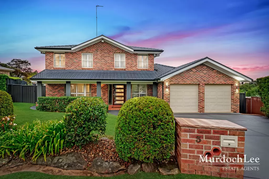 3 Claire Place, Baulkham Hills Auction by Murdoch Lee Estate Agents