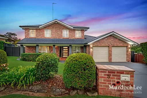 3 Claire Place, Baulkham Hills Auction by Murdoch Lee Estate Agents